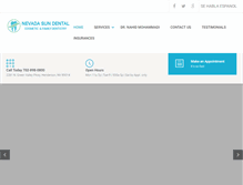 Tablet Screenshot of nevadasundental.com